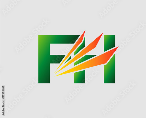 Letter Fh Logo Stock Image And Royalty Free Vector Files On