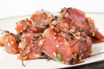 Ahi Poke from Hawaii