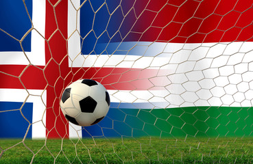 Soccer Euro 2016 ( Football )  Island and Hungary