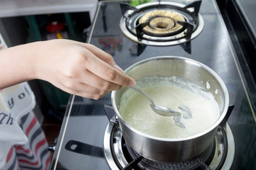 preparing food