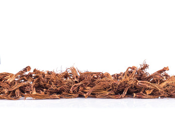 Bombax ceiba Linn isolated on white background