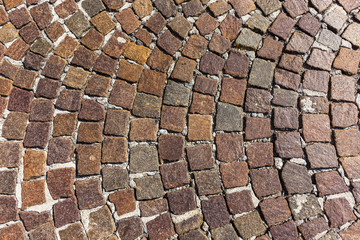 The sidewalk in Italy