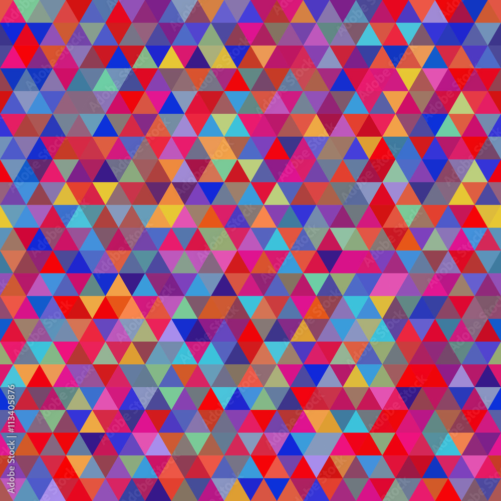 Poster abstract background consisting of triangles.