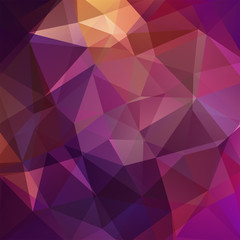 Abstract polygonal vector background. Purple geometric vector