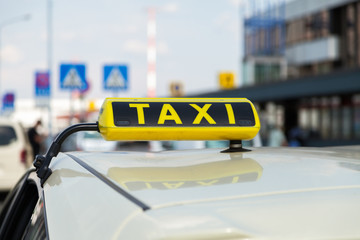 Taxi am Flughafen
