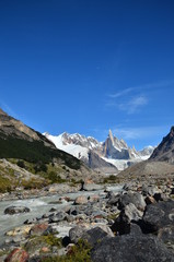 Cerro Torre and the moon