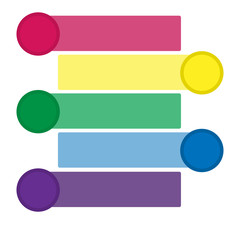 Fototapeta premium Infographic - Banner label list for web / magazine / document