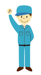 やる気を出す作業員