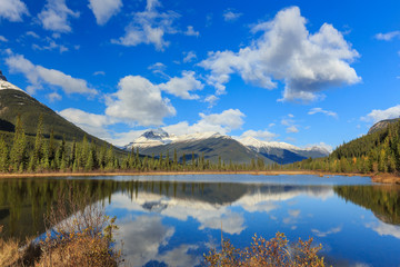 Rampart Pond near Icefields Parkway