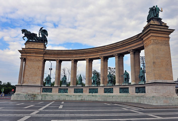 The heroes square
