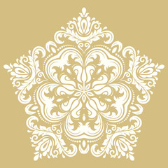 Elegant Vector Ornament in the Style of Barogue
