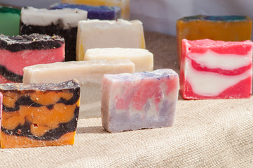 piece of handmade soap