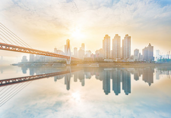 Fototapeta premium Cityscape of Chongqing