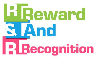 Reward And Recognition Abstract Colorful Squares 