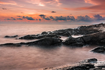 Seascape during sunset
