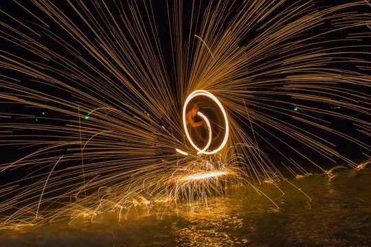 fire dancing