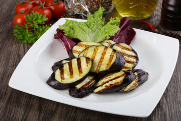 Grilled eggplant