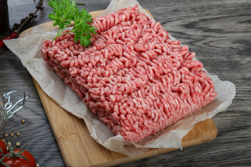 Minced beef meat