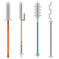pixel art spear