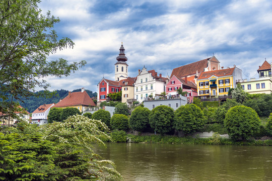 Altstadt am Murufer, Frohnleiten in &Ouml;sterreich, Steiermark