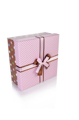 Giftboxes isolated on the white background