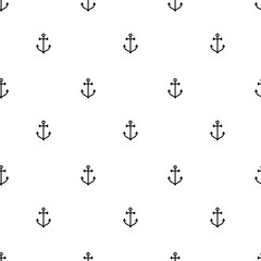 Seamless line art summer beach background