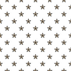 Seamless line art summer beach background