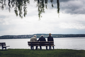 Elderly Man and Woman