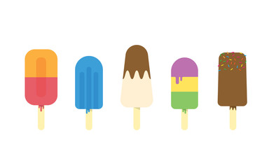 collection of ice cream