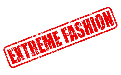 EXTREME FASHION red stamp text