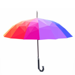 Closed Rainbow umbrella