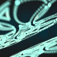 Obraz premium Glitter vintage lights background. Neon shine disco particles. Spiral twist