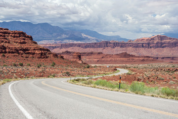 Highway in Glen Canyon National Recreation  Area