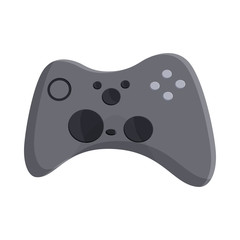 Video game controller icon, cartoon style