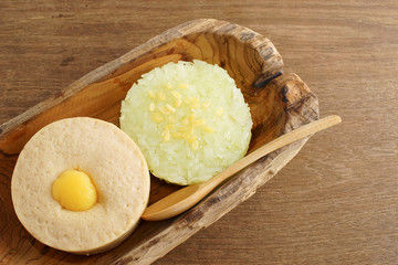 Thai Custard with Sticky Rice