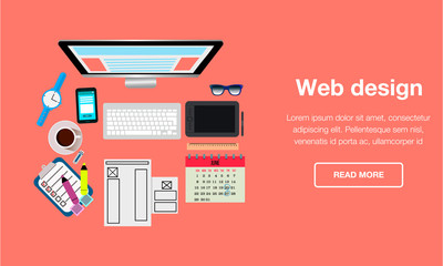 Web design banner