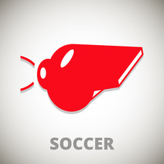 Icon whistle football
