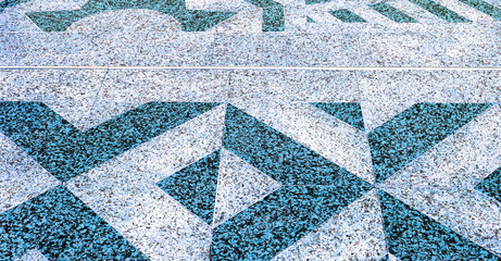 Fototapeta na wymiar in oman abstract pavement in the old steet and colors