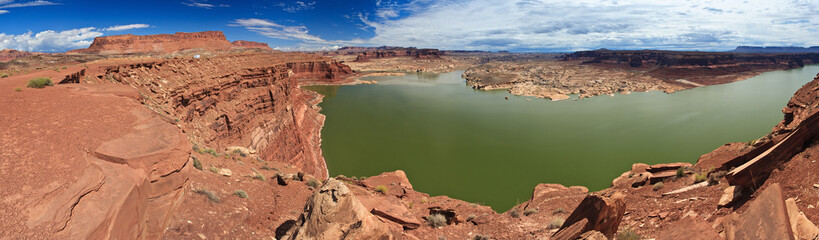 Lake Powell and Colorado River in Glen Canyon National Recreation Area,  Utah