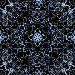 Abstract ethnic motifs seamless pattern.