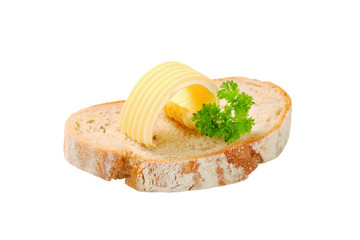 bread with butter curl