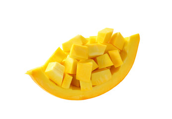 diced yellow pumpkin