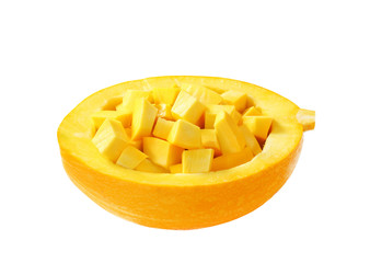 diced yellow pumpkin