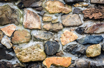 Authentic ancient Medieval stone wall texture