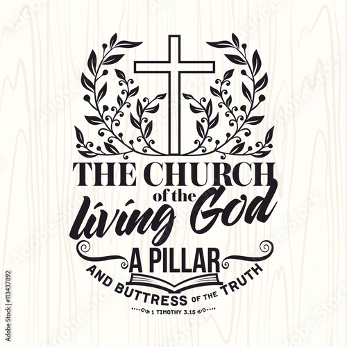 Biblical Illustration Christian Lettering The Church Of