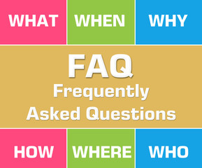 FAQ Colorful Grid 
