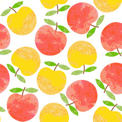 Seamless background with apples.