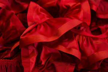 Red Cloth Ruffles