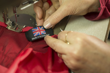 Made in Britain Clothing Tag or Label