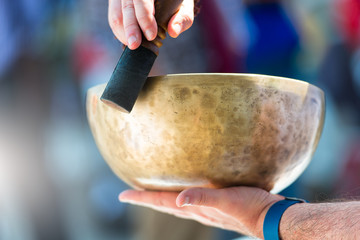 Tibetan bell ringing